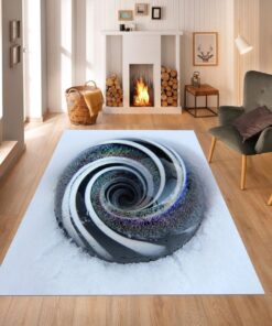 Vortex Rug Home Decor Rugs, 3d Rugs for Living Room