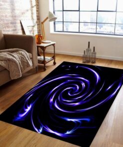 Vortex Area Rug, Custom 3D Vortex Illusion Rug, Modern Rugs
