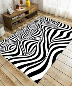 Optical Illusion Rug, Illusion Rug, Optical Illusion Rectangular Rug, 3D Effect Vortex Illusion Rug For Living Room