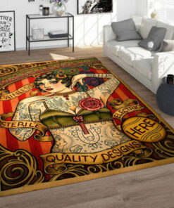 Placa Quadro Tatuagem Rug Retro Tattoo Alta Qualidade Rug