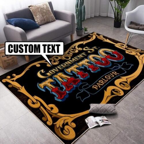 Personalized Tattoo Parlour Doormat Funny Tattoo Doormat