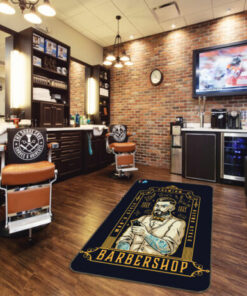 3D Arm Tattoo Barber Shop Game Non Slip Rug Mat Photo Carpet