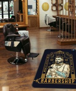 3D Arm Tattoo Barber Shop Game Non Slip Rug Mat Photo Carpet
