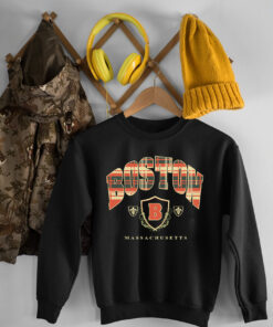 Vintage 90' Boston Massachusetts University Crewneck Sweatshirt