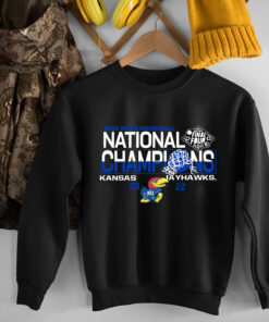 Men's NCAA Kansas Jayhawks National Basketball Champions Long Sleeve Shirt 2022
