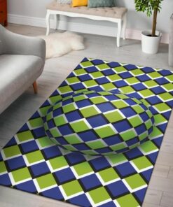 Sphere Circle Optical Illusion Area Rug Carpets