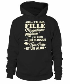 T Shirt Pour Papa Et Maman - J'Ai Une Fille Magnifique