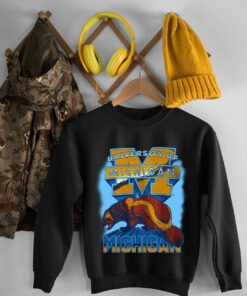 Vintage University Of Michigan Wolverines Shirt Gift for Him Gift For Her