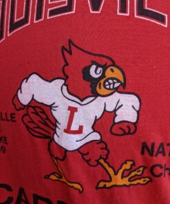 vintage Louisville Cardinals 1986 National Champs T shirt, University basketball / NCAA