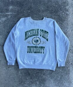vintage michigan state university crew sweat shirt