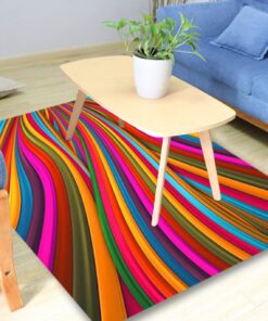 3D Vortex Carpet Bottomless Hole Optical Illusion Area Rug for Bedroom