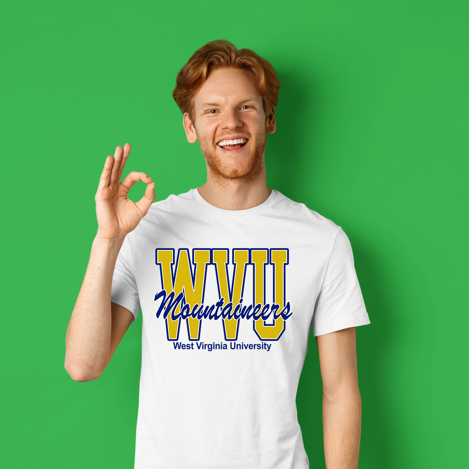 Vintage 90s WVU West Virginia University Sweatshirt For Fans - Image 3