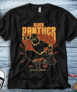 Marvel Black Panther Wakanda Forever Action Since 1966 Retro Vintage T-Shirt Unisex Tee Adult T-shirt Kid Shirt Long Sleeve Women's Tank