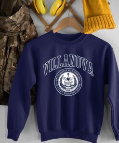 Vintage Villanova University Wildcats Double Sided Crewneck Sweatshirt