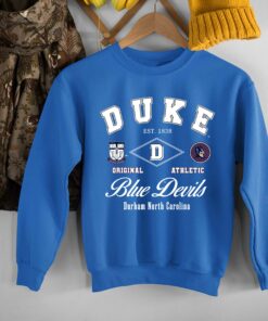 Vintage Style 90s Duke Blue Devils Crewneck Sweatshirt Full Size For Fans
