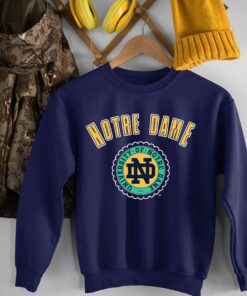 Vintage Style 90s Notre Dame University Crewneck Sweatshirt Gifts For Fans