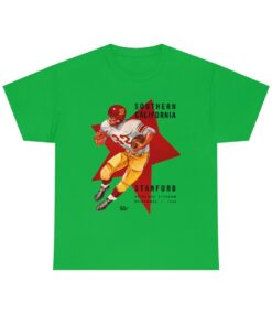 1958 Vintage Usc Trojans - Stanford Football Program Cover T-Shirt, Stanford Sweatshirt, Hoodie, Shirt Gifts for NCAA Fans