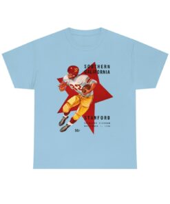 1958 Vintage Usc Trojans - Stanford Football Program Cover T-Shirt, Stanford Sweatshirt, Hoodie, Shirt Gifts for NCAA Fans