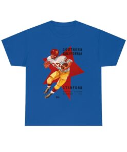 1958 Vintage Usc Trojans - Stanford Football Program Cover T-Shirt, Stanford Sweatshirt, Hoodie, Shirt Gifts for NCAA Fans
