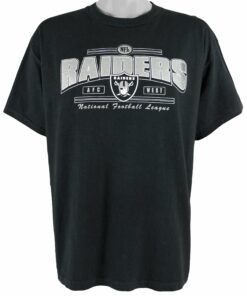 1990s Vintage Style NFL Oakland Raiders Spell-Out T-Shirt Hoodie Sweatshirt Reprinted Full Size Gifts for Fans