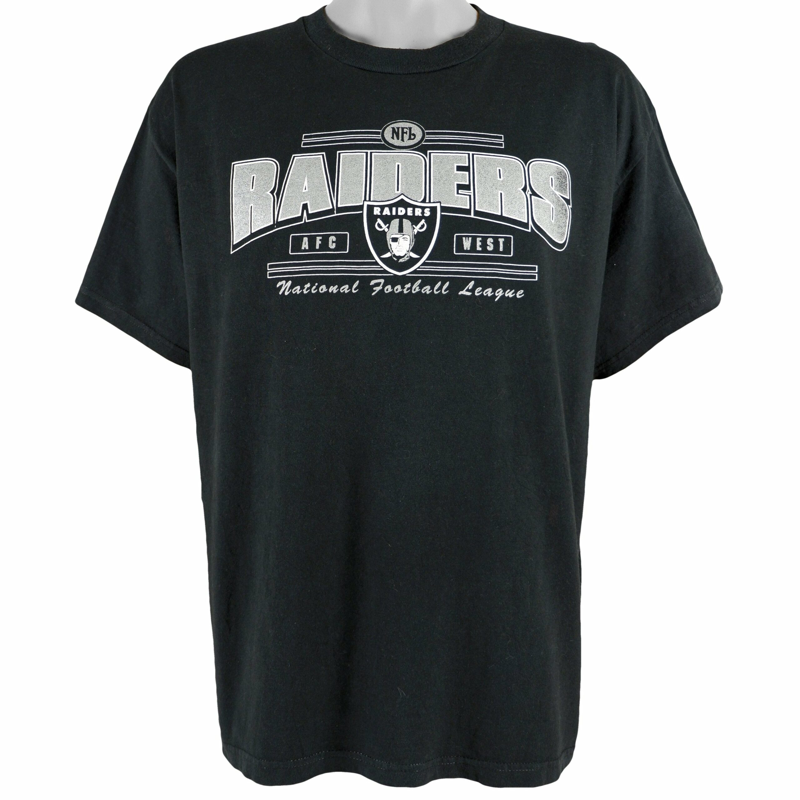 1990s Vintage Style NFL Oakland Raiders Spell-Out T-Shirt Hoodie Sweatshirt Reprinted Full Size Gifts for Fans