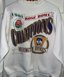 1991 Rose Bowl Crewneck, UW Hoodie College Student Gift, University Basketball Fan Shirt