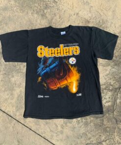 1991 Steelers Pittsburg T Shirt Hoodie Sweatshirt Full Size Full Color