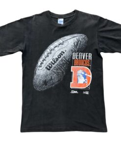1992 NFL Denver Broncos T Shirt Hoodie Sweatshirt Full Size Full Color Gift for NFL Fans