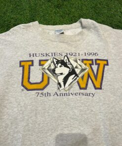 1996 Washington Huskies 75th Anniversary, UW Hoodie College Student Gift, University Basketball Fan Shirt
