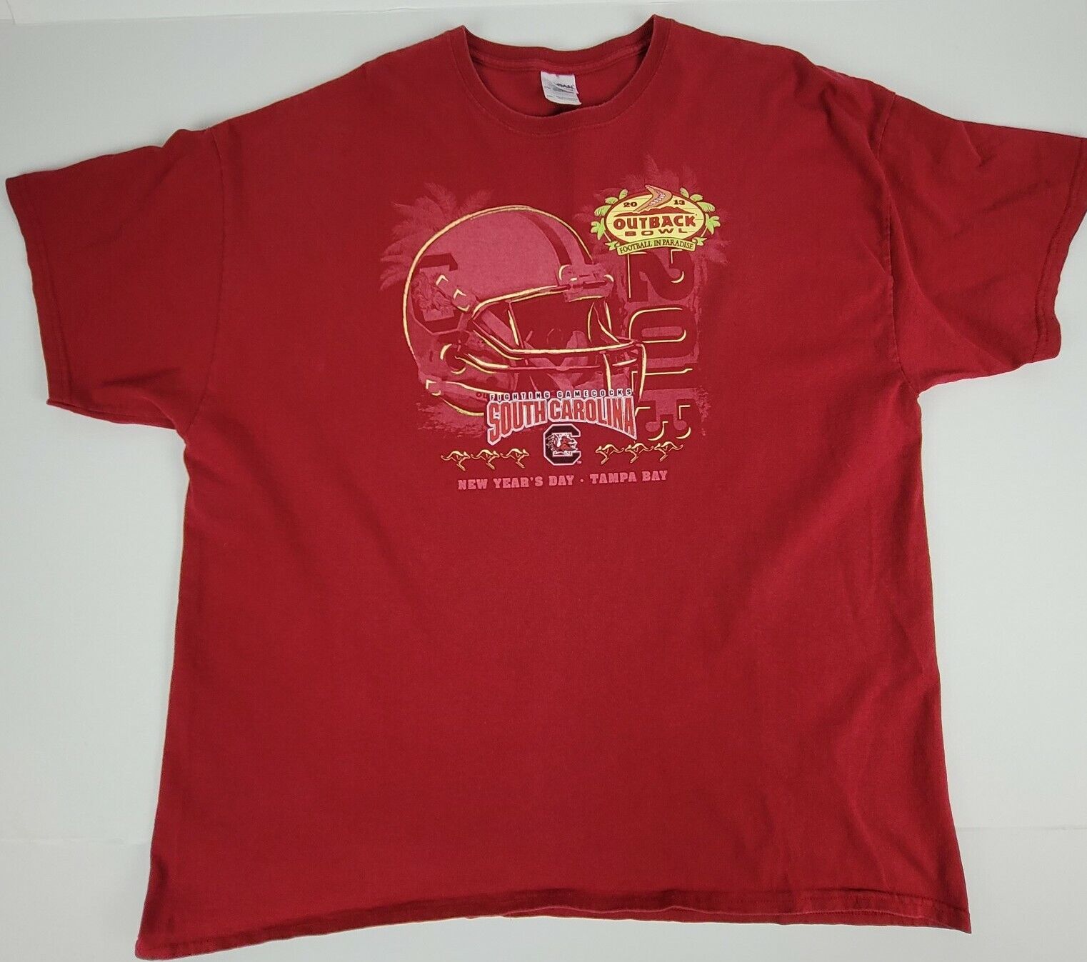 2013 South Carolina Fighting Gamecocks Football Outback Bowl T Shirt, Hoodie, Sweatshirt Full Size