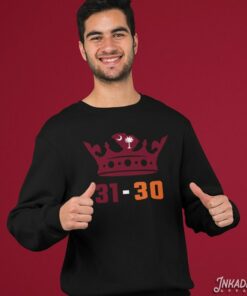 2022 South Carolina Gamecocks Win Over Clemson Tigers Football Rivalry Fan Score Scoreboard 31-30 USC Palmetto Bowl Champs Crown Sweatshirt, Hoodie, Shirt