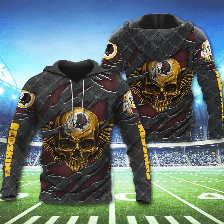 3D Skull Dallas Cowboys Hoodies Cheap Gifts for Fans