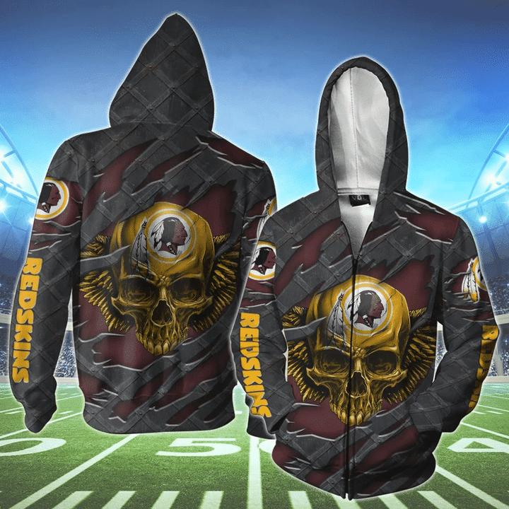 3D Skull Dallas Cowboys Hoodies Cheap Gifts for Fans
