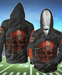 3D Skull Denver Broncos Hoodies Cheap Gifts for Fans