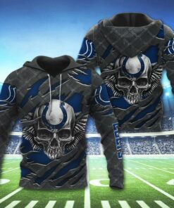 3D Skull Jacksonville Jaguars Hoodies Cheap Gifts for Fans