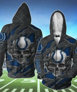 3D Skull Jacksonville Jaguars Hoodies Cheap Gifts for Fans
