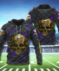 3D Skull New Orleans Saints Hoodies Cheap Gifts for Fans