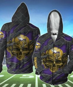 3D Skull New Orleans Saints Hoodies Cheap Gifts for Fans
