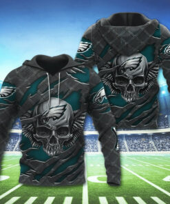 3D Skull Pittsburgh Steelers Hoodies Cheap Gifts for Fans