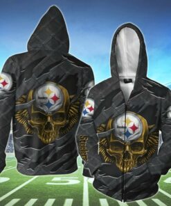 3D Skull Seattle Seahawks Hoodies Cheap Gifts for Fans