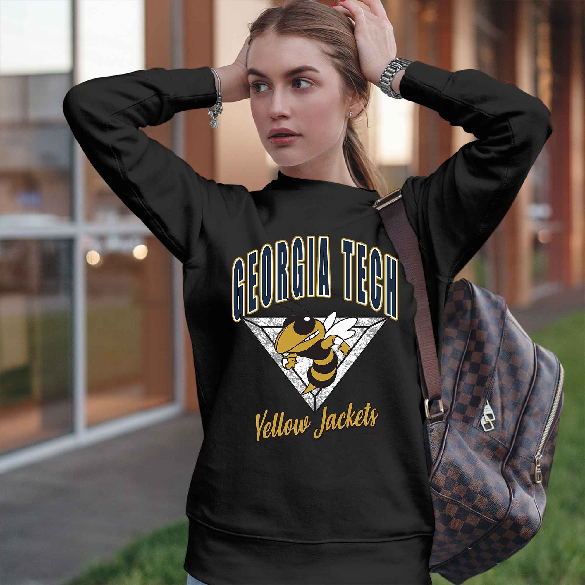 Georgia Tech Official Yellow Jackets Logo Unisex Adult Shirt - Image 2