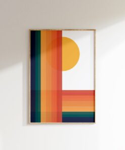 70s Poster Funky Wall Art Above Bed Décor Wall Prints Trendy