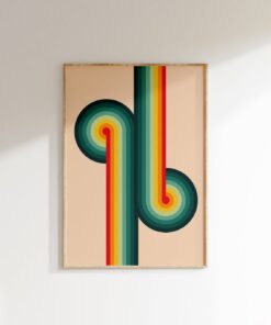 70s Poster Trendy Wall Art Canvas Print