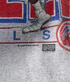 80s Jim Kelly Bobble Head T-Shirt Sweatshirt Pullover Hoodie Reprinted Full Color Full Size Gift for NFL Fans