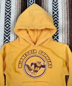 80s Minnesota Golden Gophers Hoodie Vintage Hooded Sweatshirt Sportswear Pullover Alumni Gear 1980s College Fan Wear University