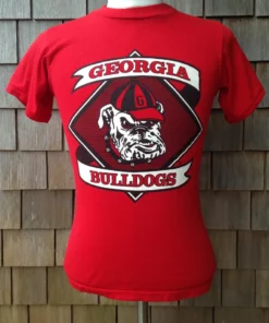 80s Vintage Georgia Bulldogs T Shirt, University T Shirt Hoodie Sweatshirt Gifts for Fans