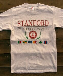 90S Vintage Stanford Cardinal University College T-Shirt