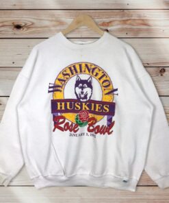 90s Washington Huskies Crewneck Sweatshirt Printed Spell Out Big Logo Rose Bowl Washington Huskies Sweater, Washington Tshirt, Hoodie