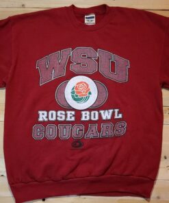 90's Washington St Cougars Sweatshirt Rose Bowl, WSU Sweatshirt Gifts for Fans, Washington State Cougar Sweatshirts