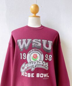 90s Washington State University WSU Cougars Sweatshirt, WSU Sweatshirt Gifts for Fans, Washington State Cougar Sweatshirts